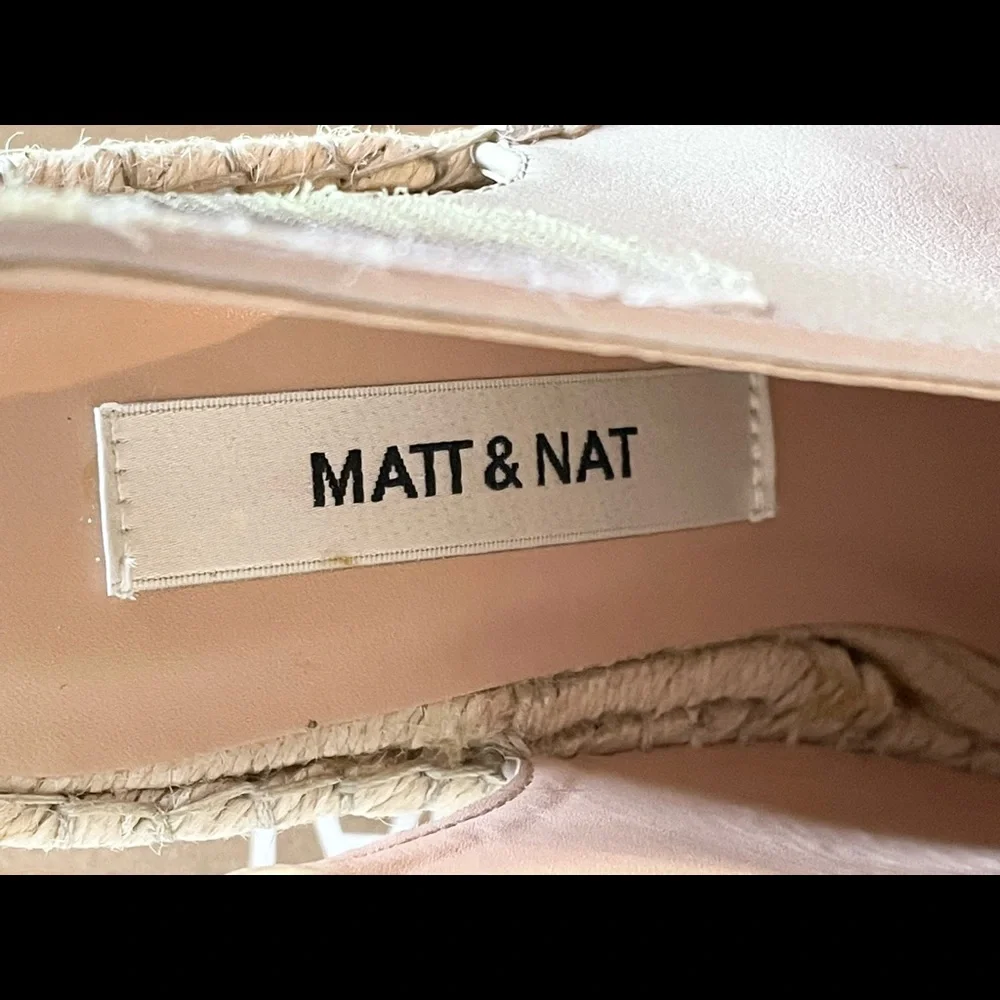 Matt and Nat espadrille wedge sandal